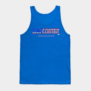 LOU CONTER - Thank You For Your Service - Front Tank Top